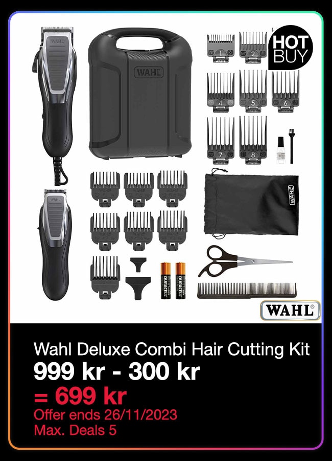 Wahl Deluxe Combi Hair Cutting Kit