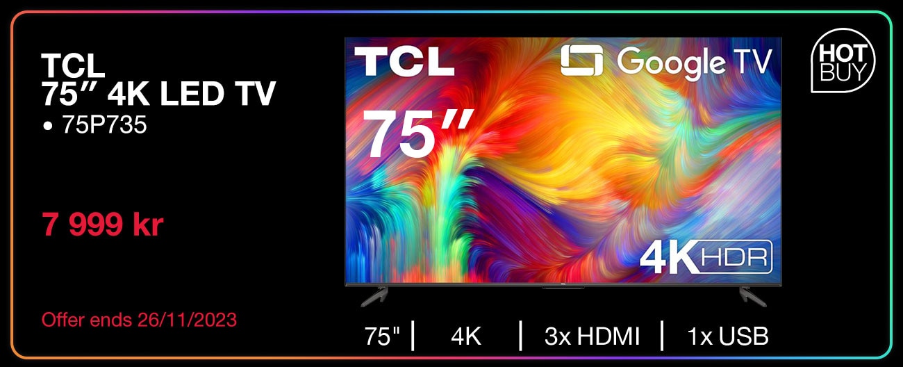 TCL 75P&35 75 4K LED TV